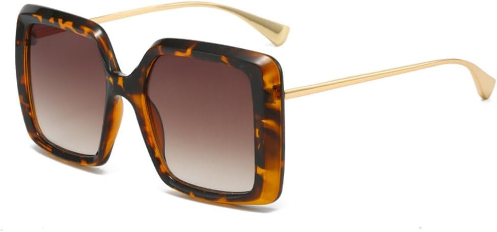 Солнцезащитные очки LVTFCO Oversized с двухцветным градиентом, модные женские очки с защитой от УФ-излучения UV400, панк-очки для мужчин, леопардовый принт, чайный оттенок, Leopard Tea
Солнцезащитные очки LVTFCO Oversized с двухцветным градиентом, модные женские очки с защитой от УФ-излучения UV400, панк-очки для мужчин, леопардовый принт, чайный оттенок, Leopard Tea