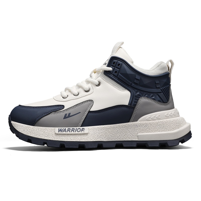WARRIOR Амортизирующие кроссовки с устойчивостью к истиранию и противоскользящими свойствами мужские бежево-сине-серые, цвет Beige Blue Gray
WARRIOR Амортизирующие кроссовки с устойчивостью к истиранию и противоскользящими свойствами мужские бежево-сине-серые, цвет Beige Blue Gray