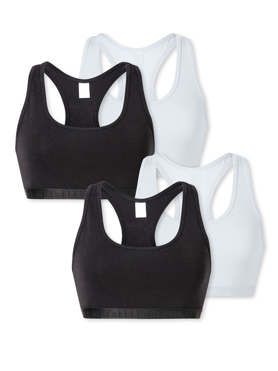 Бюстгальтер-бралетт ELLE SUPER SOFT, черный/белый
Бюстгальтер-бралетт ELLE SUPER SOFT, черный/белый