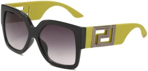 Солнцезащитные очки для мужчин и женщин, винтажные, большие, модные, квадратные, с градиентным переходом цвета, модные солнцезащитные очки с защитой от УФ-излучения UV400 MTZJH, Yellow
Солнцезащитные очки для мужчин и женщин, винтажные, большие, модные, квадратные, с градиентным переходом цвета, модные солнцезащитные очки с защитой от УФ-излучения UV400 MTZJH, Yellow