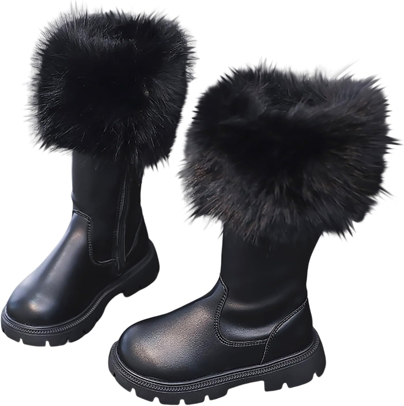 Детские сапожки для девочек с меховой подкладкой, кожаные, водонепроницаемые, утепленные зимние ботинки, резиновая подошва, противоскользящие, для улицы Generic, Black
Детские сапожки для девочек с меховой подкладкой, кожаные, водонепроницаемые, утепленные зимние ботинки, резиновая подошва, противоскользящие, для улицы Generic, Black