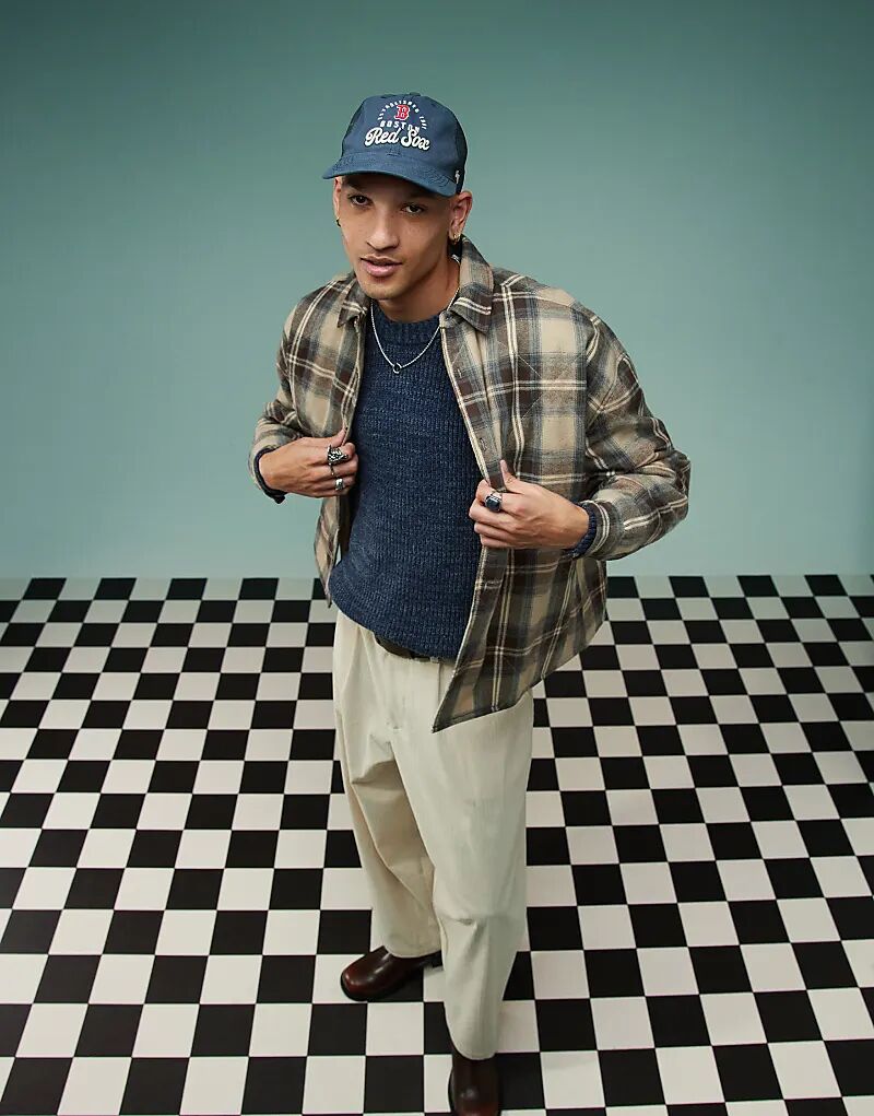 Свободная объемная рубашка свободного кроя в нейтральную стеганую клетку ASOS DESIGN
Свободная объемная рубашка свободного кроя в нейтральную стеганую клетку ASOS DESIGN