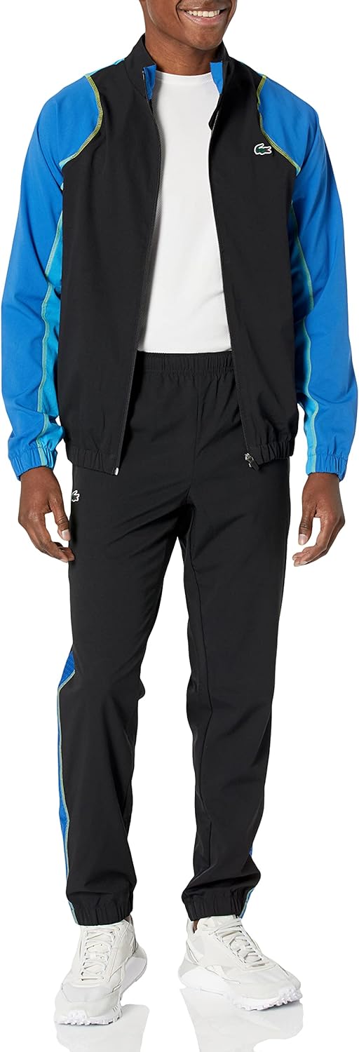 Lacoste мужской спортивный теннисный сет с высоким воротником, Black/Kingdom Blue/Fiji Blue/Bright Lime
Lacoste мужской спортивный теннисный сет с высоким воротником, Black/Kingdom Blue/Fiji Blue/Bright Lime