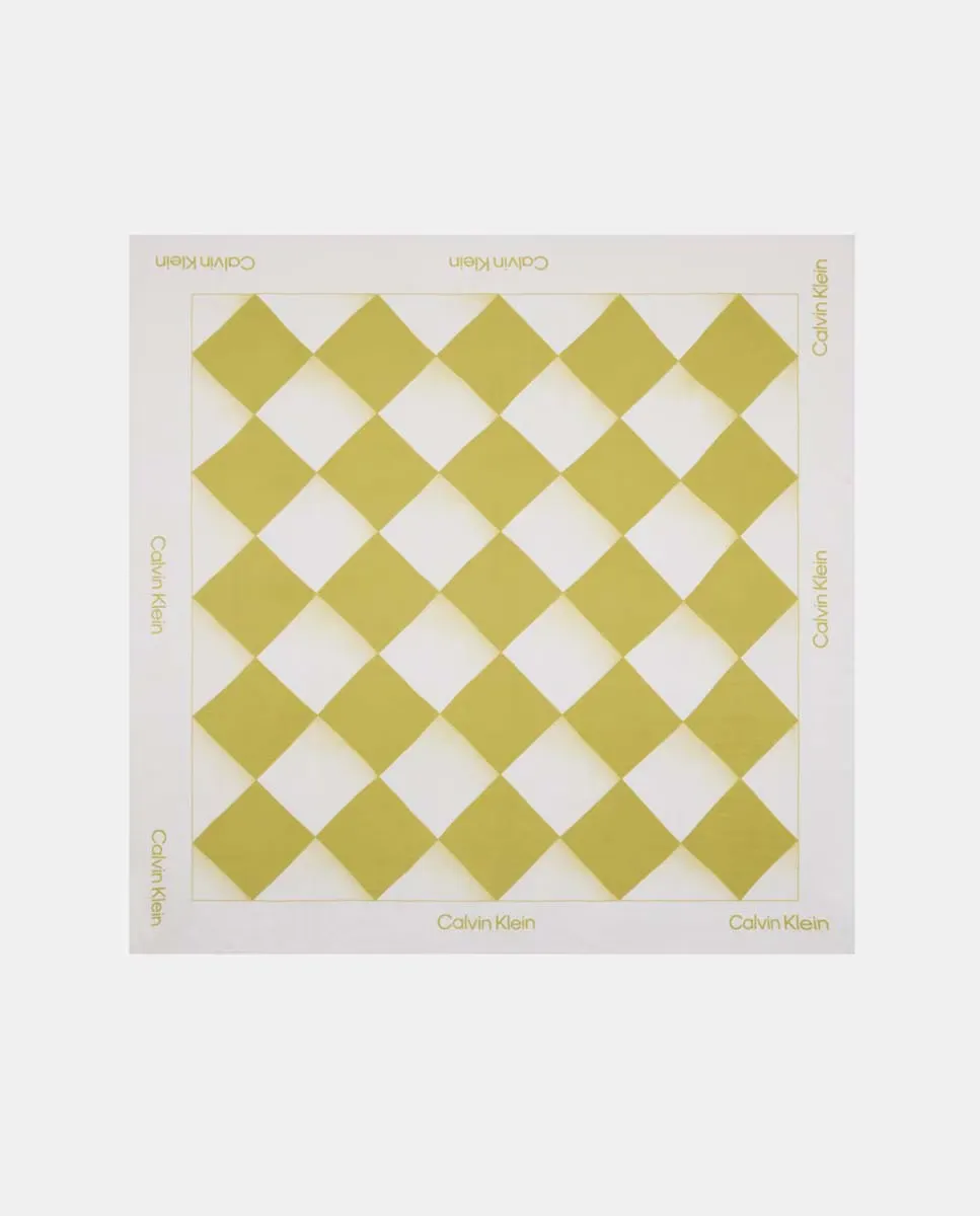 Платок с принтом Calvin Klein 130x130, зеленый
Платок с принтом Calvin Klein 130x130, зеленый