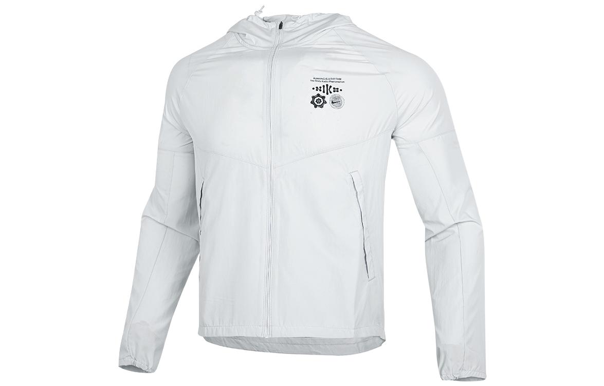 Nike Куртка мужская серая белая, Gray White 
Nike Куртка мужская серая белая, Gray White