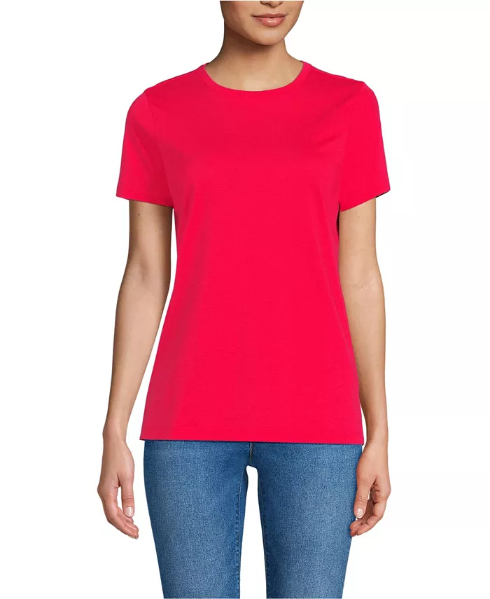 Женская футболка свободного кроя из хлопка Supima с круглым вырезом Lands' End, розовый
Женская футболка свободного кроя из хлопка Supima с круглым вырезом Lands' End, розовый