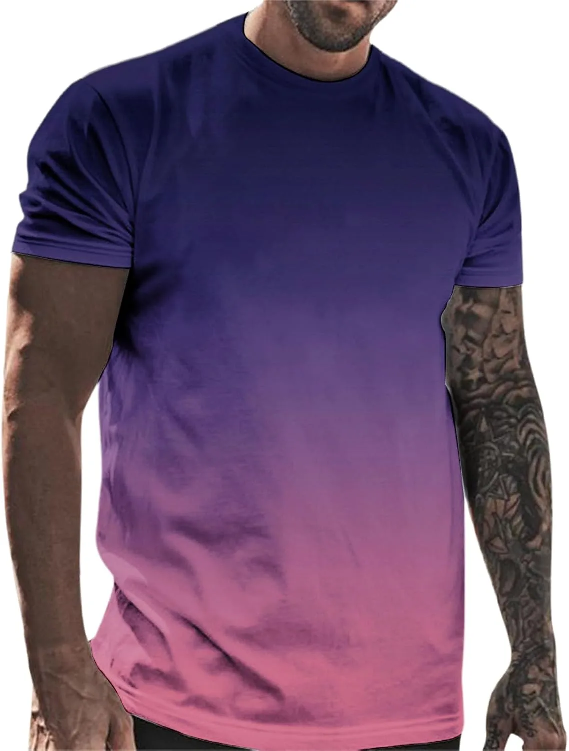 Мужская футболка Muscle с градиентом
Мужская футболка Muscle с градиентом