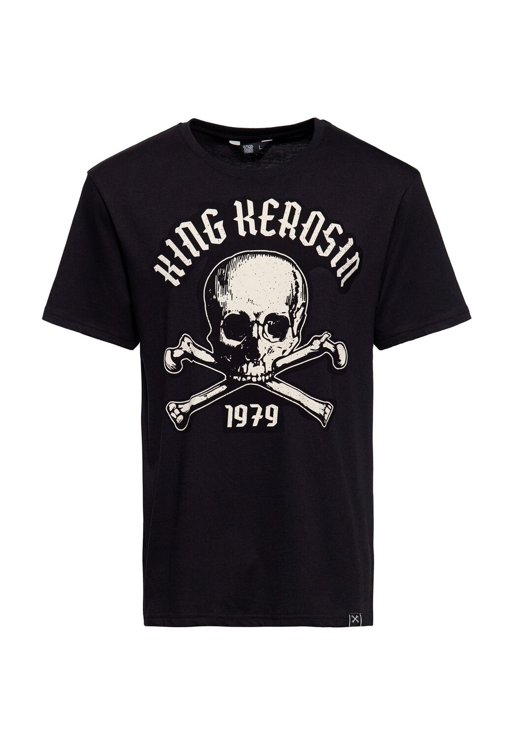 Принт спереди футболки 1979 г KING KEROSIN, черный
Принт спереди футболки 1979 г KING KEROSIN, черный