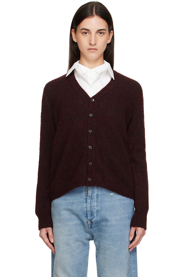 Maison Margiela Бордовый шерстяной кардиган
Maison Margiela Бордовый шерстяной кардиган