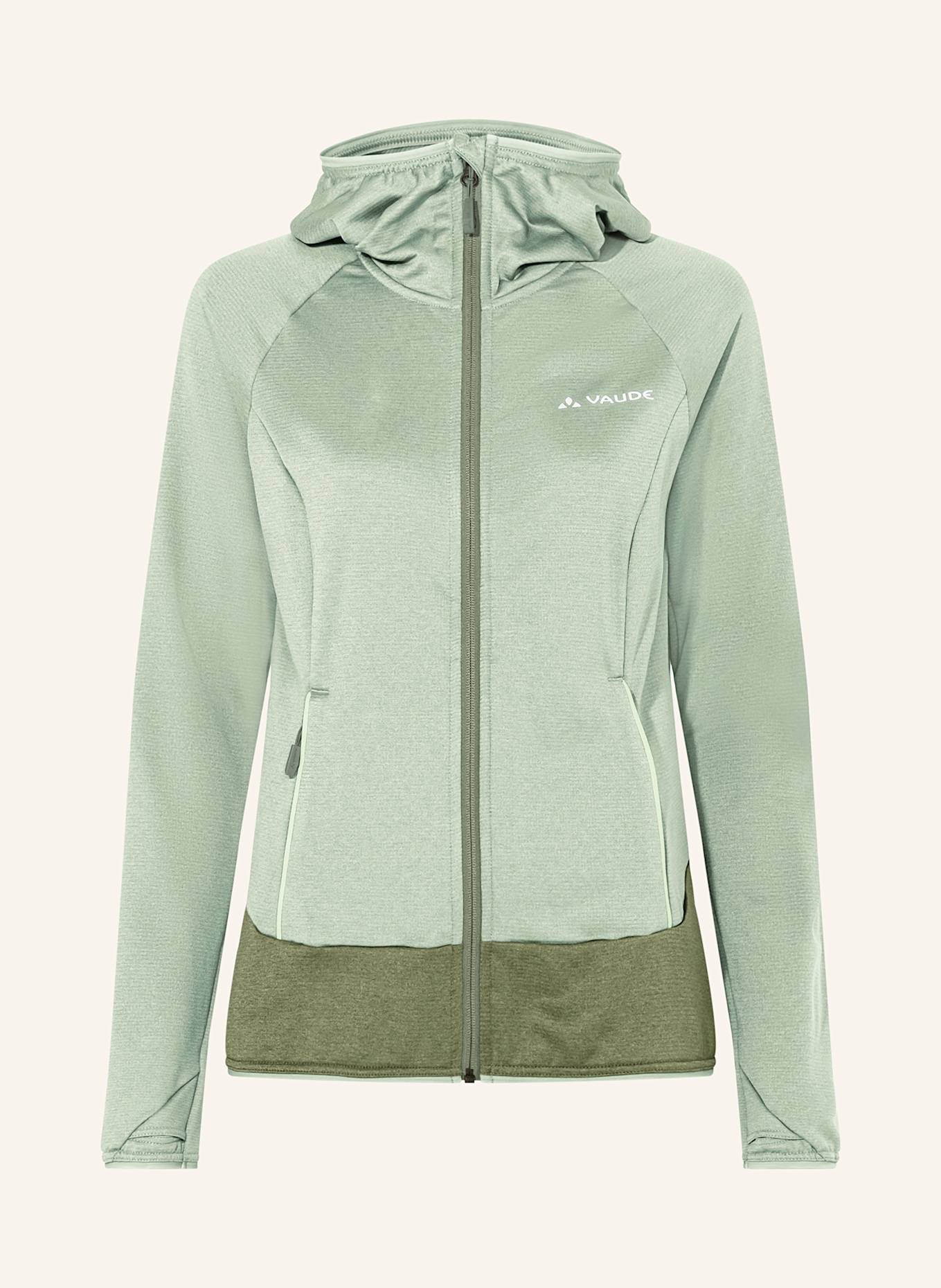 Флисовая куртка с текоа фл j ii Vaude, зеленый
Флисовая куртка с текоа фл j ii Vaude, зеленый