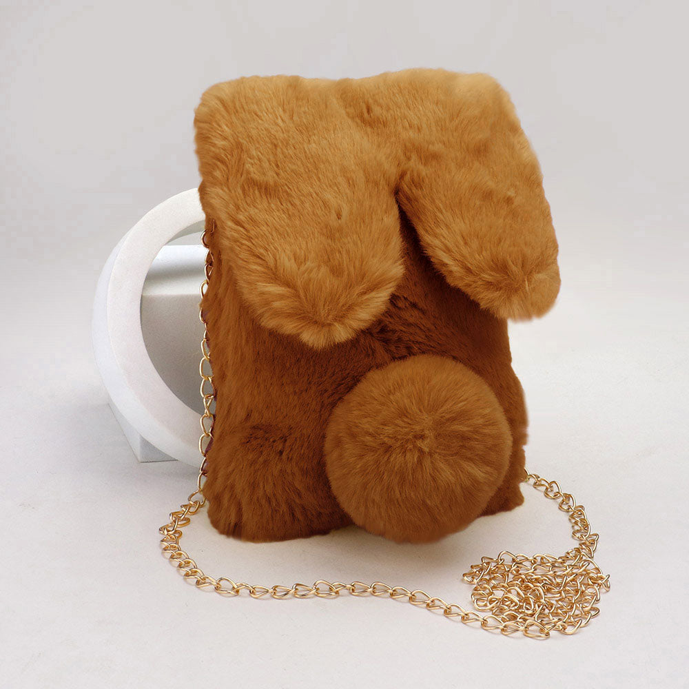 Сумка-клатч / сумка через плечо из искусственного меха в виде кролика FASHNZFAB, коричневый
Сумка-клатч / сумка через плечо из искусственного меха в виде кролика FASHNZFAB, коричневый