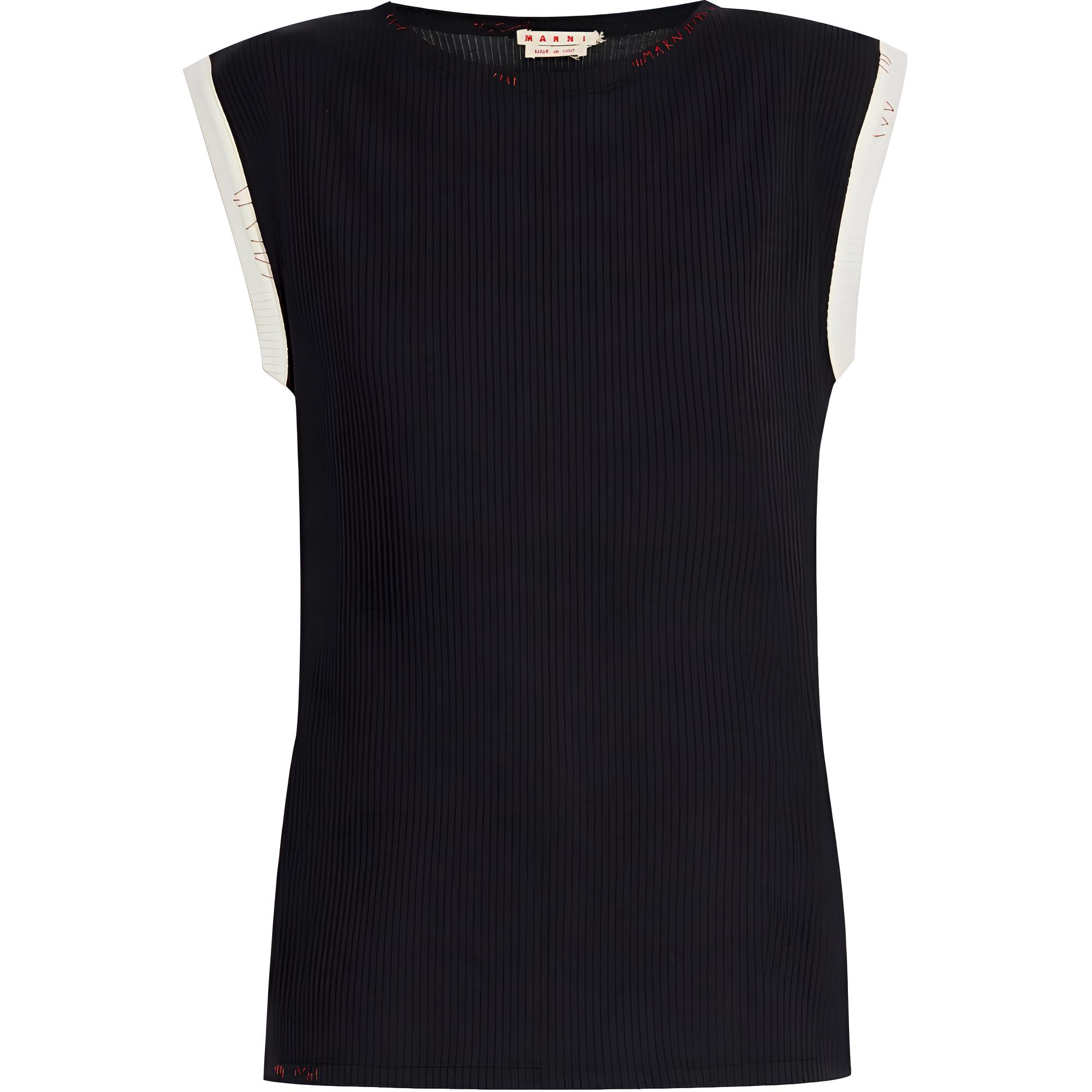 Футболка-майка с вышитым логотипом MARNI, черный
Футболка-майка с вышитым логотипом MARNI, черный