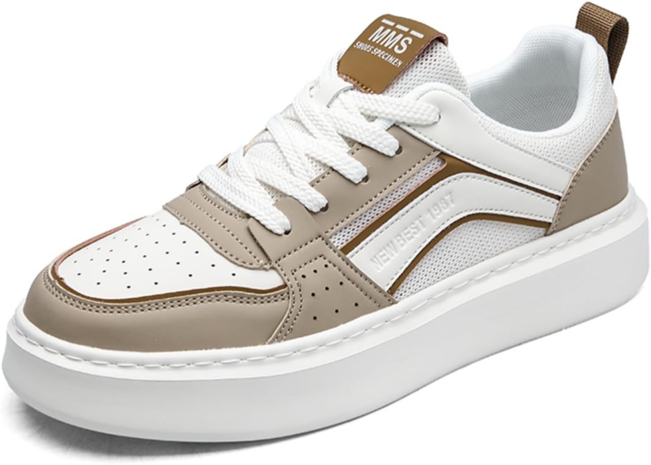 Мужские ретро-кроссовки на платформе, классические шнурованные кеды для повседневной носки, тенниса, бега и прогулок - стильные и удобные Aokisx, бежевый
Мужские ретро-кроссовки на платформе, классические шнурованные кеды для повседневной носки, тенниса, бега и прогулок - стильные и удобные Aokisx, бежевый