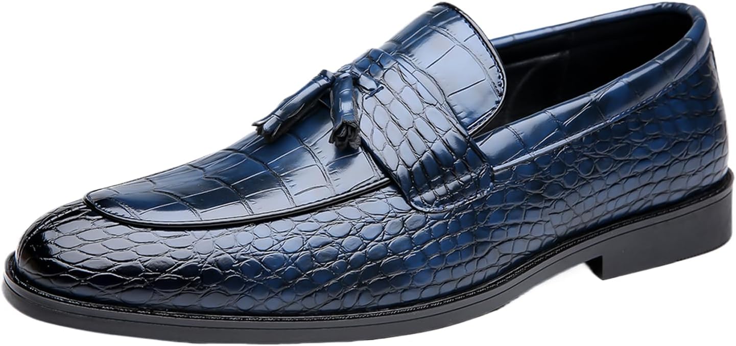 Мужские кожаные лоферы FIFILAPIN с текстурой, массивным каблуком, ретро, с острым носком и кисточками, нескользящие, с удобной посадкой, для работы, бизнеса, свадьбы и официальных мероприятий, синий
Мужские кожаные лоферы FIFILAPIN с текстурой, массивным каблуком, ретро, с острым носком и кисточками, нескользящие, с удобной посадкой, для работы, бизнеса, свадьбы и официальных мероприятий, синий