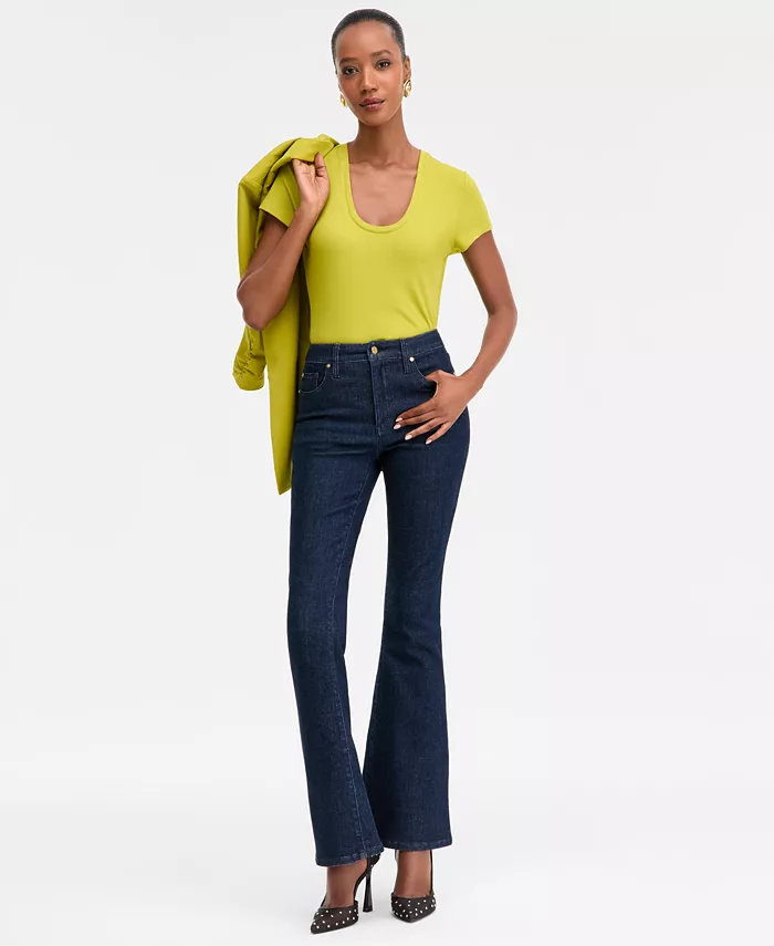 Женские джинсы с завышенной талией и расклешенными штанинами, 0P-18 I.N.C. International Concepts
Женские джинсы с завышенной талией и расклешенными штанинами, 0P-18 I.N.C. International Concepts