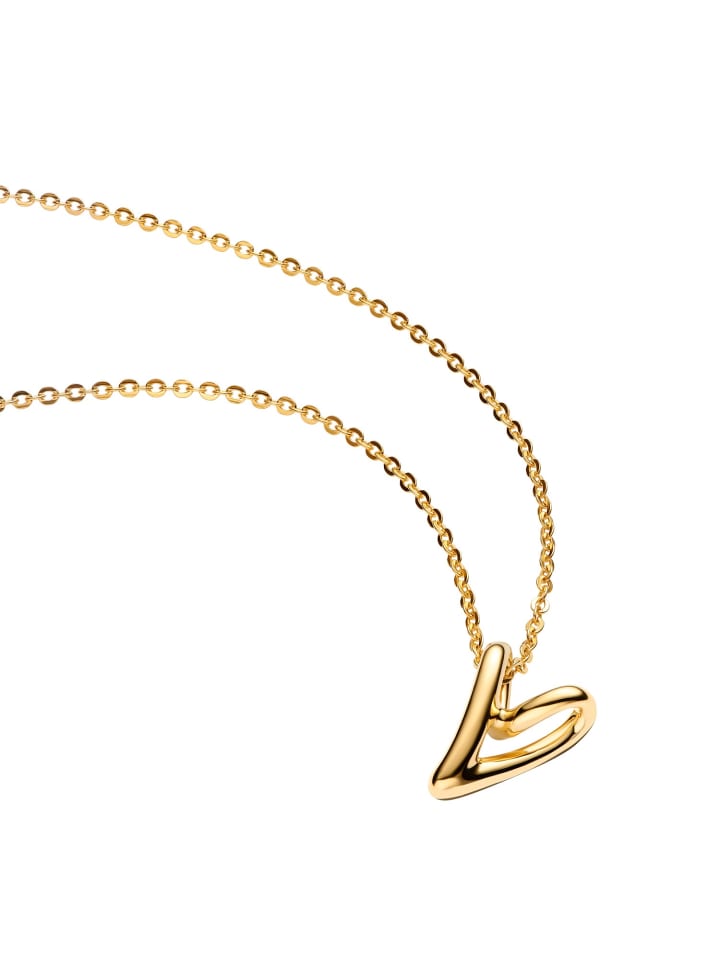 Pandora Женское колье в форме сердца, золотистого цвета
Pandora Женское колье в форме сердца, золотистого цвета