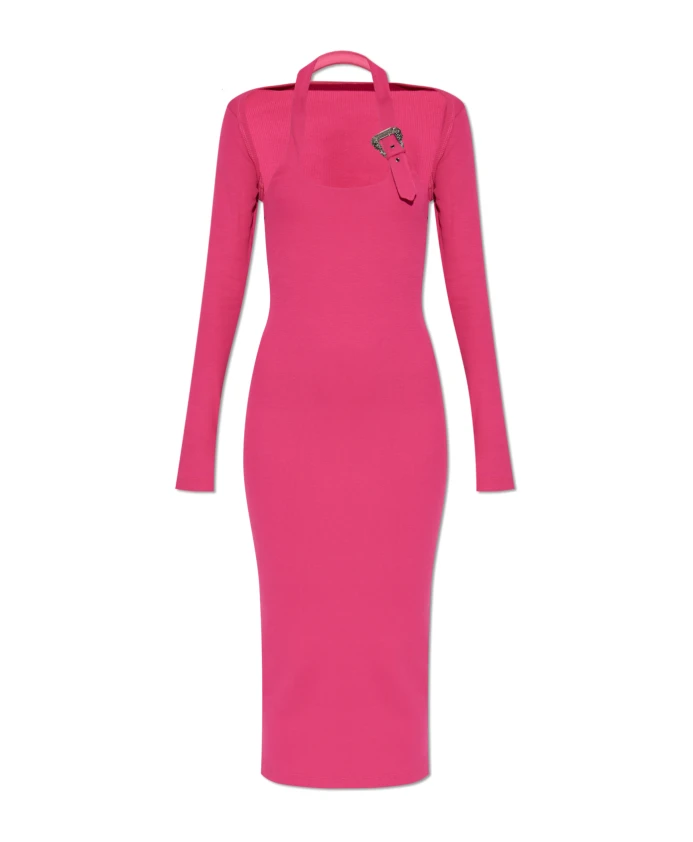 Платье-Футляр в рубчик Versace Jeans Couture, розовый
Платье-Футляр в рубчик Versace Jeans Couture, розовый