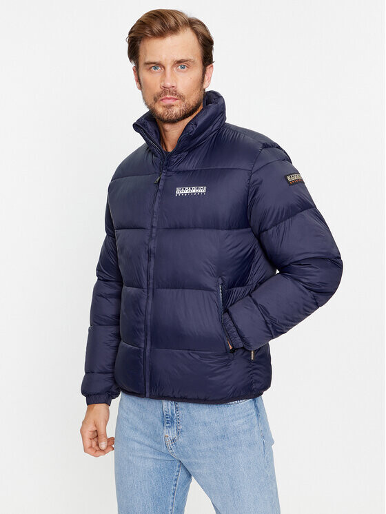 Пуховик стандартного кроя Napapijri, синий
Пуховик стандартного кроя Napapijri, синий