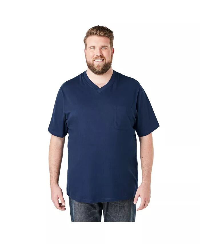 Футболка Big & Tall от Kingразмера Heavyweight с карманами и V-образным вырезом Boulder Creek, синий
Футболка Big & Tall от Kingразмера Heavyweight с карманами и V-образным вырезом Boulder Creek, синий