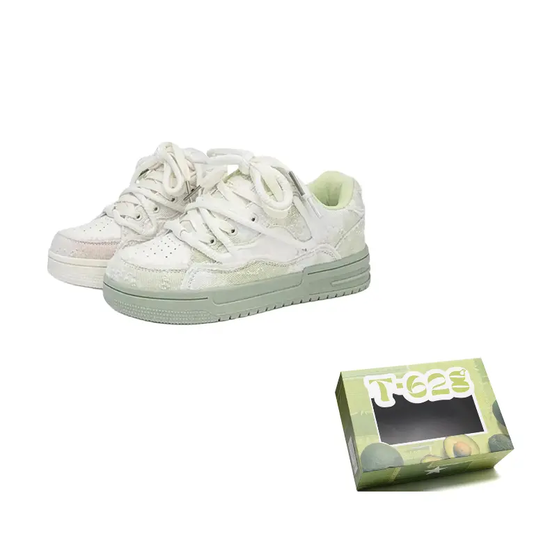 T628 Винтажные пухлые кроссовки Износостойкие, легкие, дышащие и нескользящие Низкие скейтборд-кроссовки Унисекс - розово-зеленые непарные (случайный цвет для левой и правой ноги)
T628 Винтажные пухлые кроссовки Износостойкие, легкие, дышащие и нескользящие Низкие скейтборд-кроссовки Унисекс - розово-зеленые непарные (случайный цвет для левой и правой ноги)