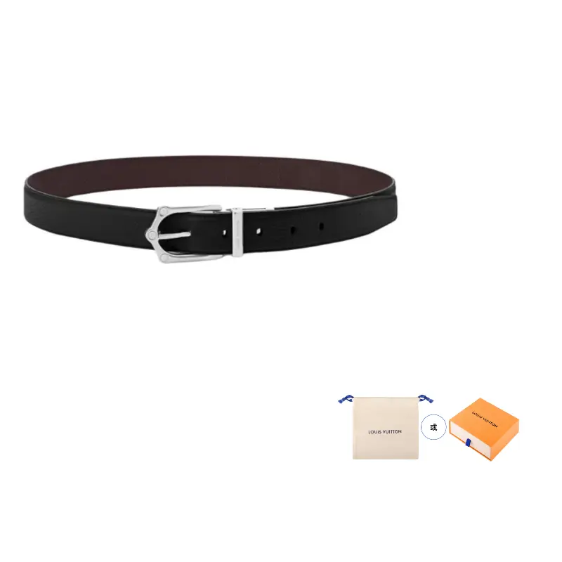 LOUIS VUITTON Кожаный ремень мужской черно-коричневый шириной 3 см, Black Brown
LOUIS VUITTON Кожаный ремень мужской черно-коричневый шириной 3 см, Black Brown