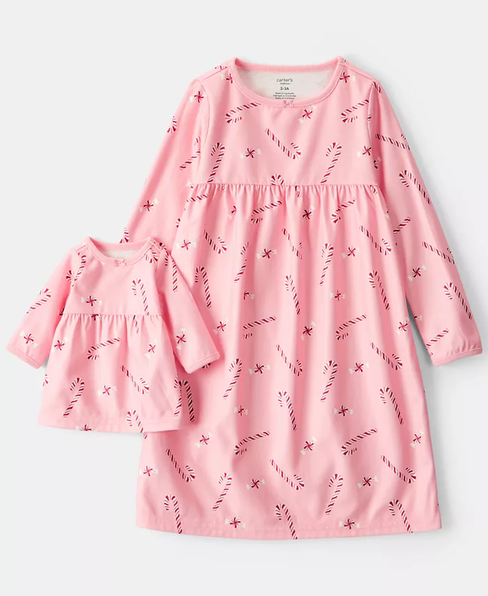 Детский комплект из 2 предметов с рисунком леденца, ночная сорочка с длинными рукавами Carter'S, розовый
Детский комплект из 2 предметов с рисунком леденца, ночная сорочка с длинными рукавами Carter'S, розовый