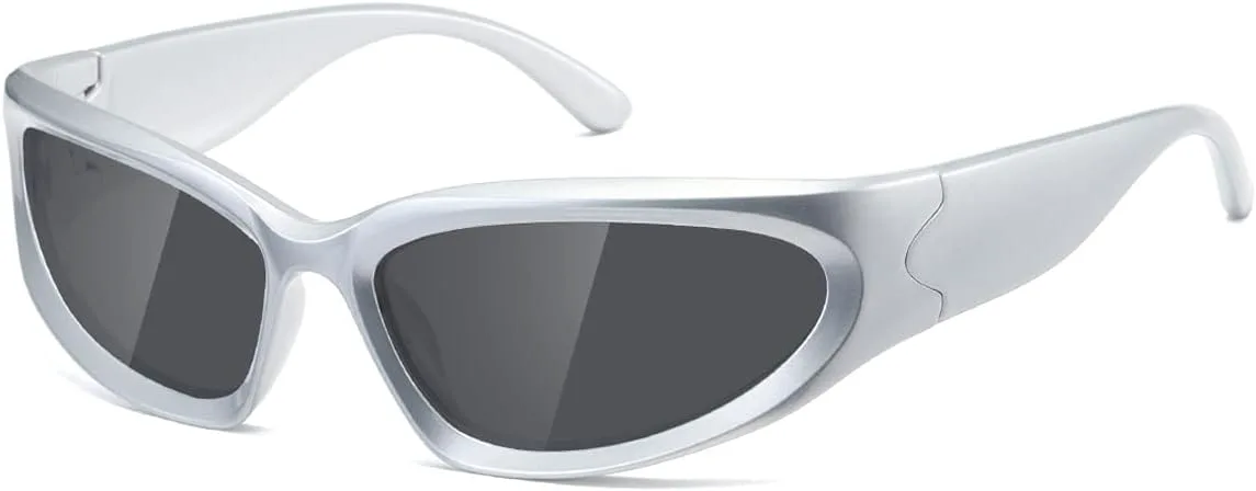 Солнцезащитные очки Kimorn Y2K с поляризованными линзами, модель Swift Oval Fashion Sport Shades Sun Glasses K1273 (женские и мужские), Silver Frame Grey Lens
Солнцезащитные очки Kimorn Y2K с поляризованными линзами, модель Swift Oval Fashion Sport Shades Sun Glasses K1273 (женские и мужские), Silver Frame Grey Lens