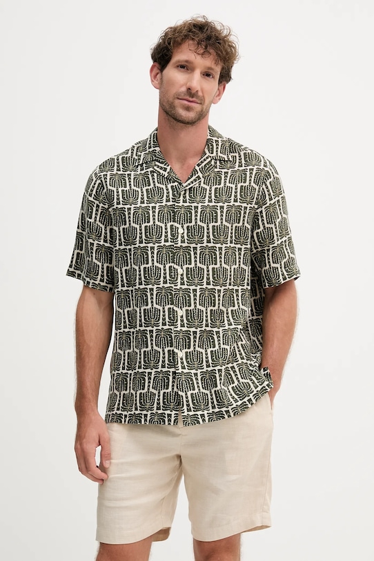 Льняная рубашка Frescobol Carioca, зеленый
Льняная рубашка Frescobol Carioca, зеленый