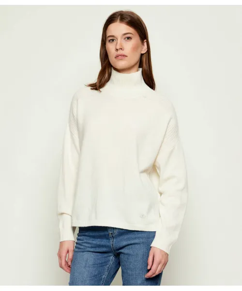 Шерстяная полуводолазка Regular fit Liu Jo, белый
Шерстяная полуводолазка Regular fit Liu Jo, белый