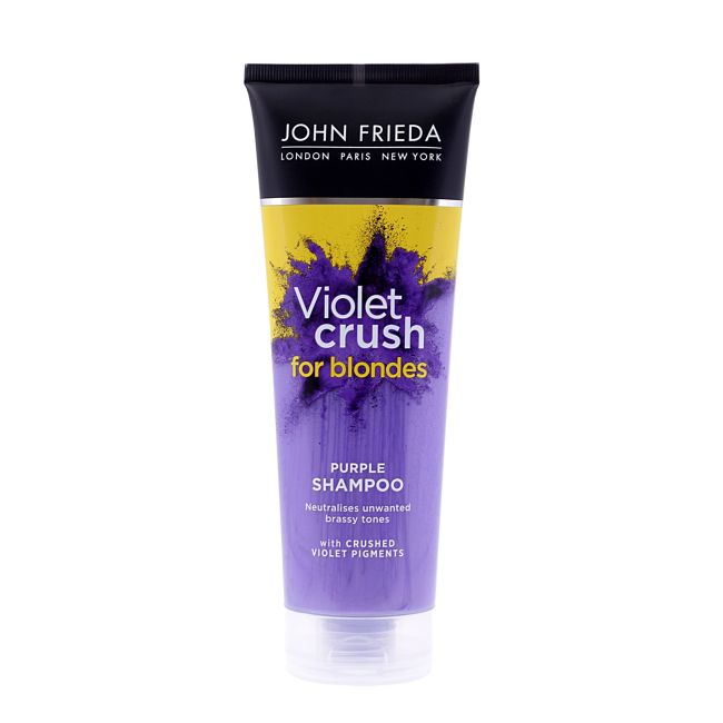 Фиолетовый шампунь для волос Violet Cruch для блондинок John Frieda, 250 мл
Фиолетовый шампунь для волос Violet Cruch для блондинок John Frieda, 250 мл