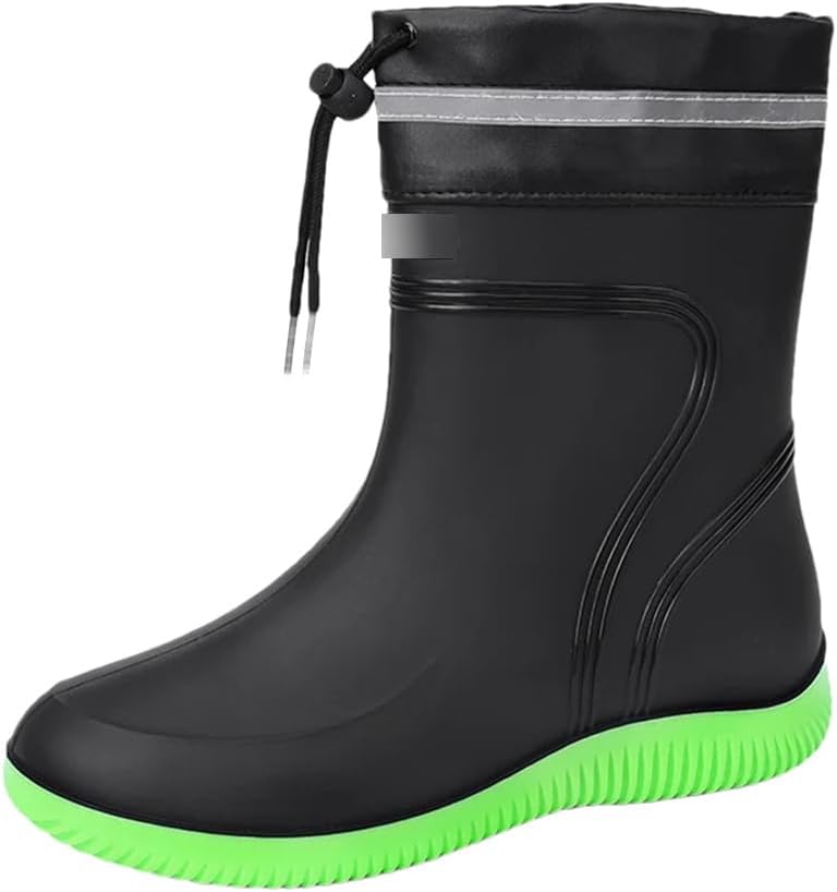 Мужские повседневные водонепроницаемые резиновые сапоги Wjnvfioo, модная обувь для активного отдыха и рыбалки, ботинки до щиколотки, противоскользящие водонепроницаемые туфли, черный
Мужские повседневные водонепроницаемые резиновые сапоги Wjnvfioo, модная обувь для активного отдыха и рыбалки, ботинки до щиколотки, противоскользящие водонепроницаемые туфли, черный