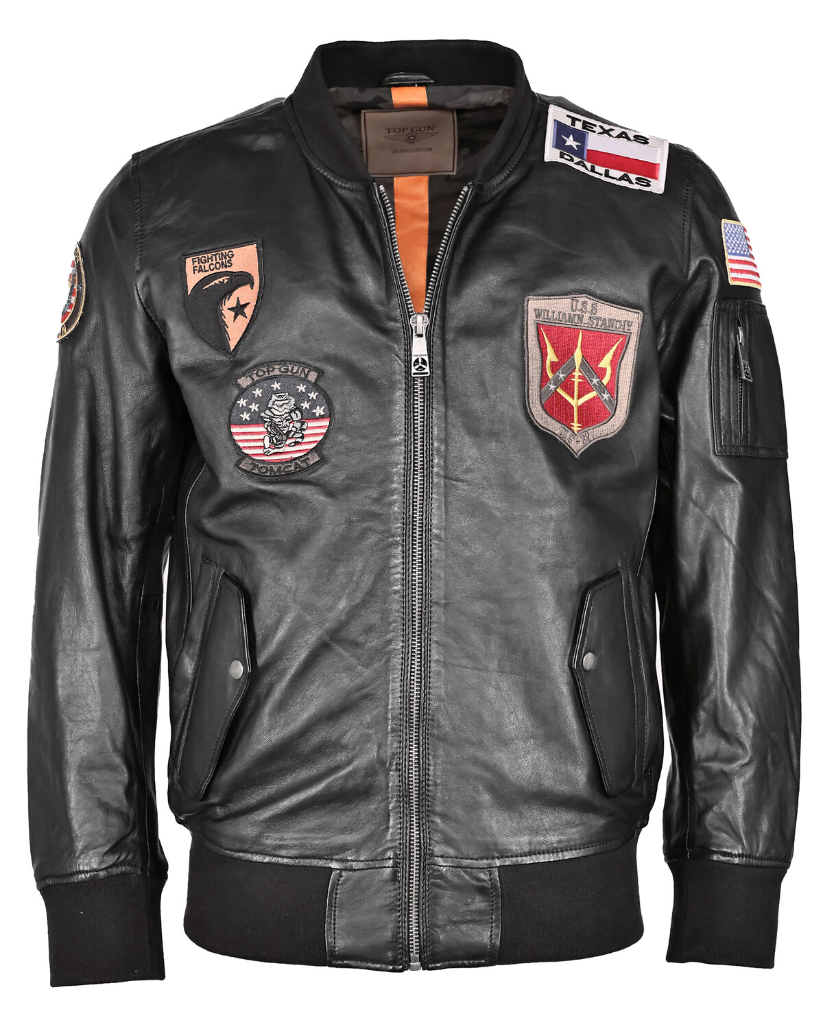 Кожаная куртка TOP GUN Lederblouson TG2020212112, черный
Кожаная куртка TOP GUN Lederblouson TG2020212112, черный