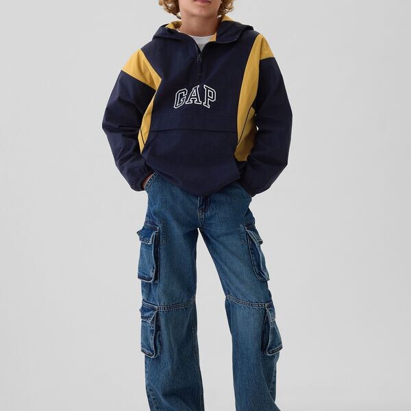 Куртка на молнии с капюшоном и логотипом Gap, синий
Куртка на молнии с капюшоном и логотипом Gap, синий