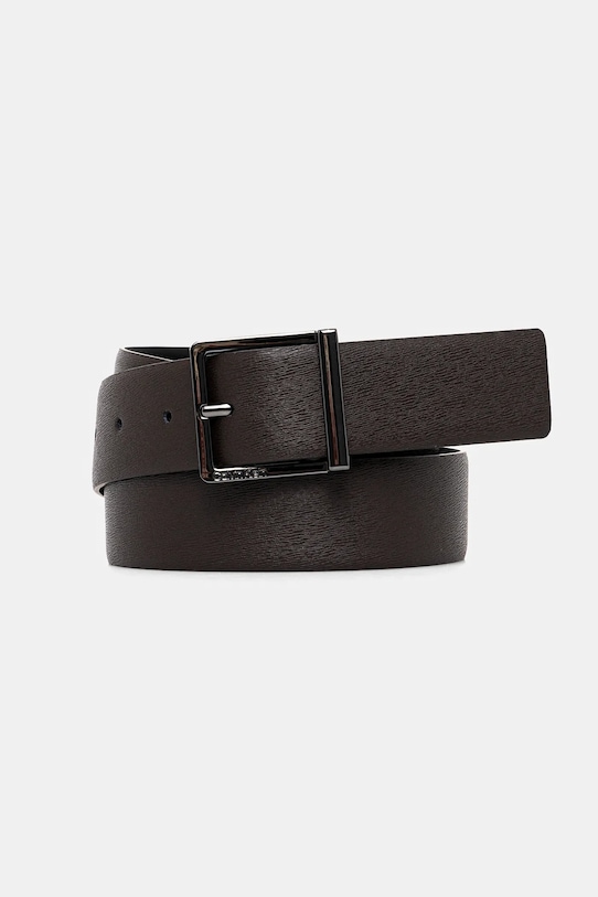 Кожаный ремень Calvin Klein, коричневый 
Кожаный ремень Calvin Klein, коричневый