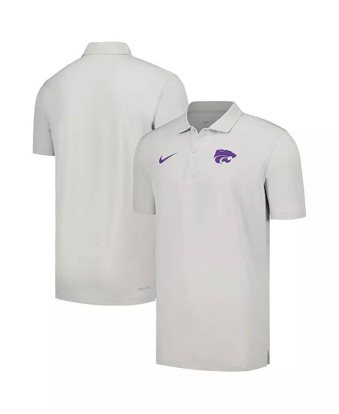Мужская серая поло Kansas State Wildcats Sideline Nike
Мужская серая поло Kansas State Wildcats Sideline Nike