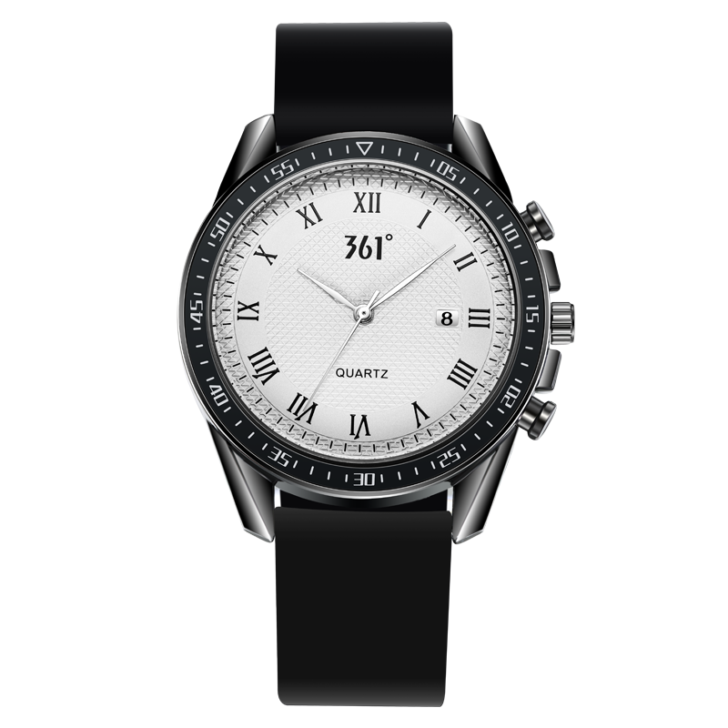 361° Часы мужские с кварцевым механизмом и силиконовым ремешком, белый циферблат
361° Часы мужские с кварцевым механизмом и силиконовым ремешком, белый циферблат