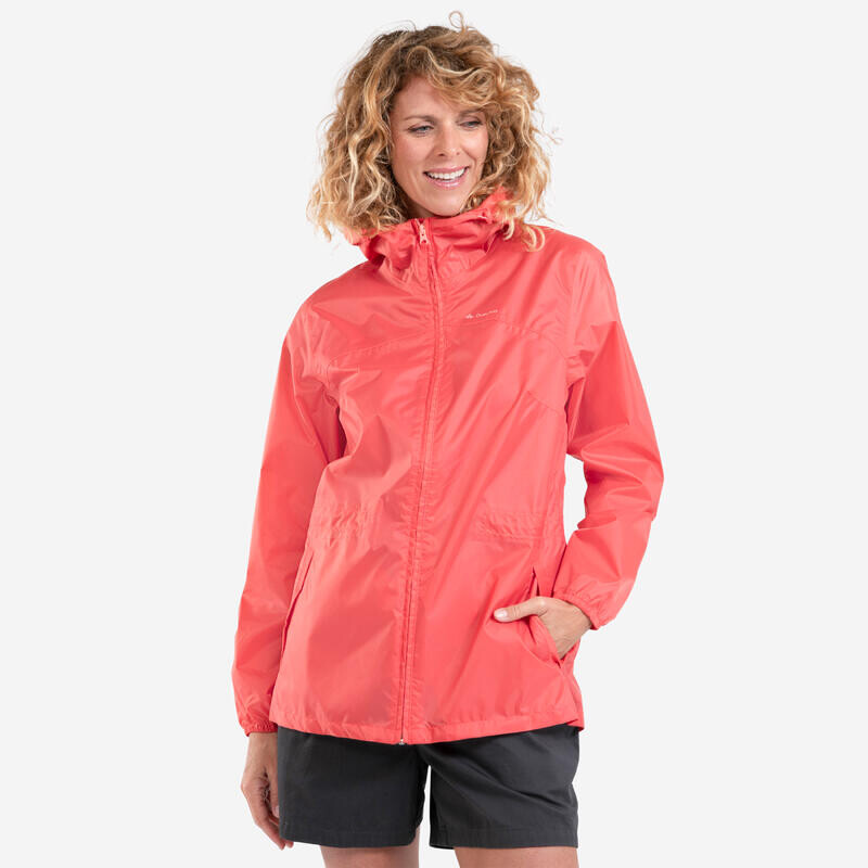 Куртка дождевик женская ветрозащитная водоотталкивающая походная - Raincut Full Zip Luxurious QUECHUA, цвет rosa
Куртка дождевик женская ветрозащитная водоотталкивающая походная - Raincut Full Zip Luxurious QUECHUA, цвет rosa
