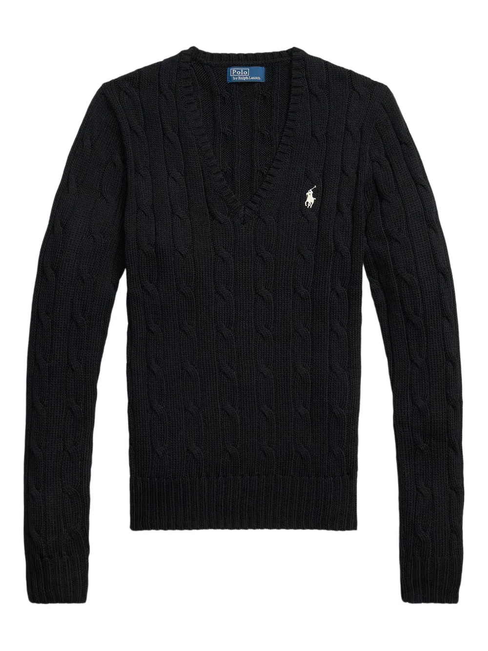 Свитер фактурной вязки с V-образным вырезом POLO RALPH LAUREN, черный
Свитер фактурной вязки с V-образным вырезом POLO RALPH LAUREN, черный