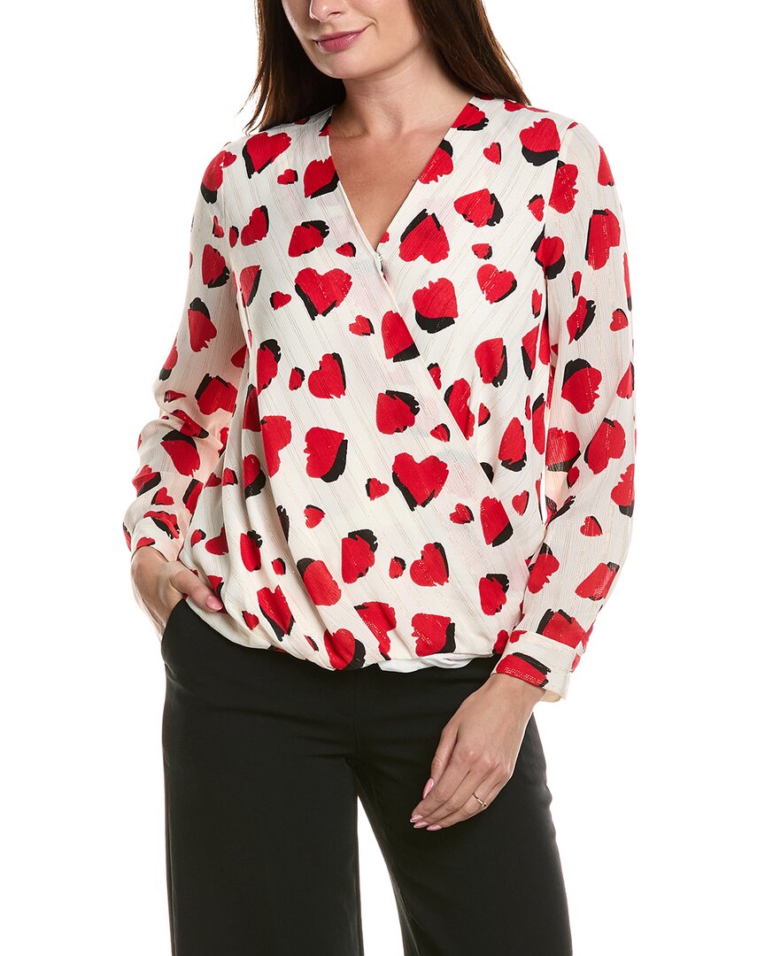 T Tahari Блузка с запахом, белый
T Tahari Блузка с запахом, белый