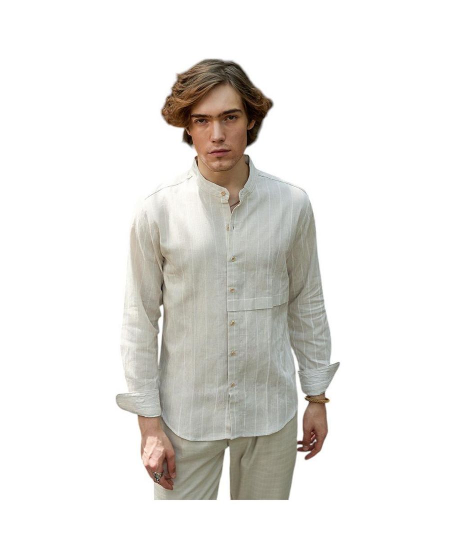 Мужская рубашка в тонкую полоску Campus Sutra, Beige/khaki
Мужская рубашка в тонкую полоску Campus Sutra, Beige/khaki