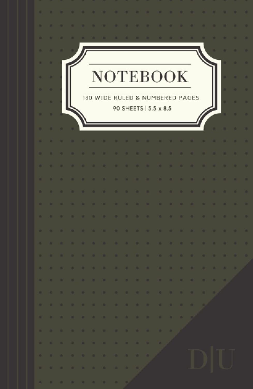 Personalised Notebook | DU initials: Hardcover | 5.5 X 8.5 | Lined & Numbered Pages (Independently published)
Personalised Notebook | DU initials: Hardcover | 5.5 X 8.5 | Lined & Numbered Pages (Independently published)