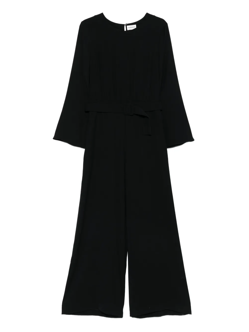 Комбинезон с широкими штанинами и поясом P.A.R.O.S.H., черный 
Комбинезон с широкими штанинами и поясом P.A.R.O.S.H., черный