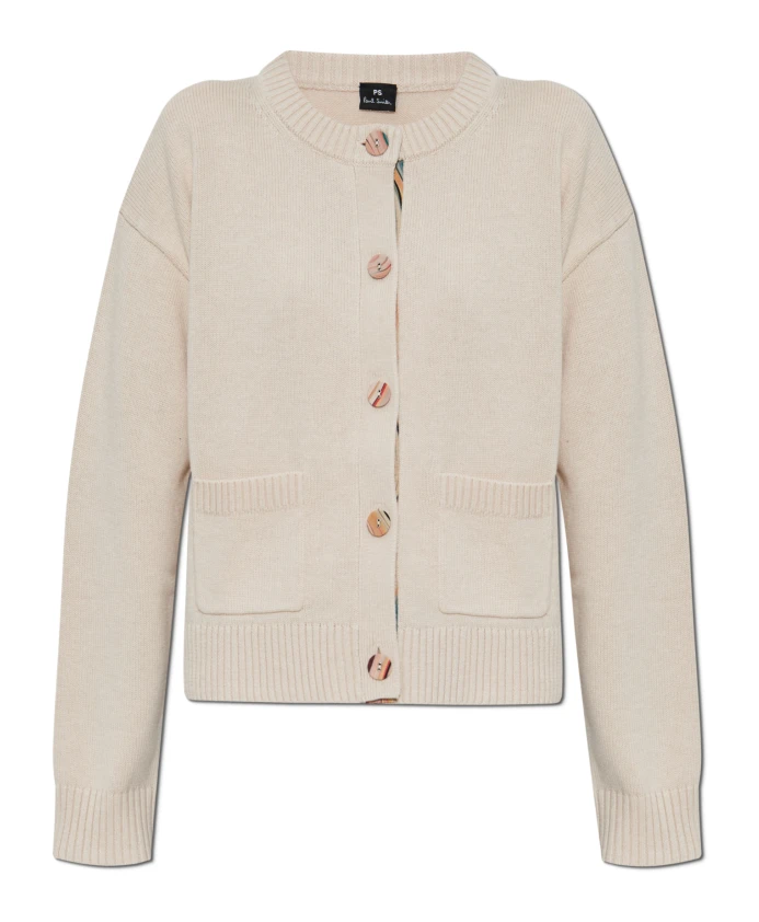 Кардиган с карманами Ps By Paul Smith, бежевый
Кардиган с карманами Ps By Paul Smith, бежевый