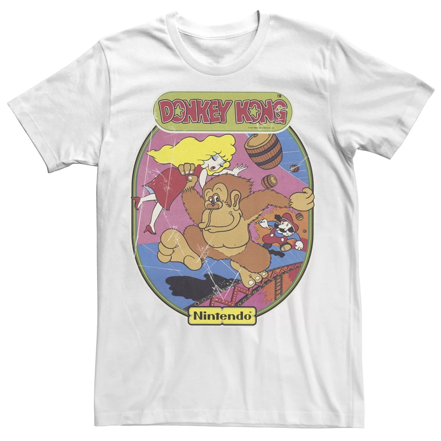 Мужская футболка Nintendo Donkey Kong Mario Retro Art Licensed Character, белый
Мужская футболка Nintendo Donkey Kong Mario Retro Art Licensed Character, белый