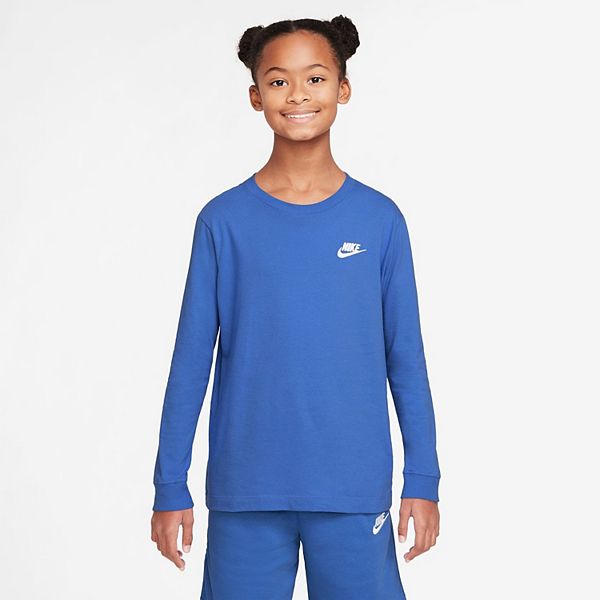 Детская футболка с длинным рукавом Nike, Comet Blue
Детская футболка с длинным рукавом Nike, Comet Blue