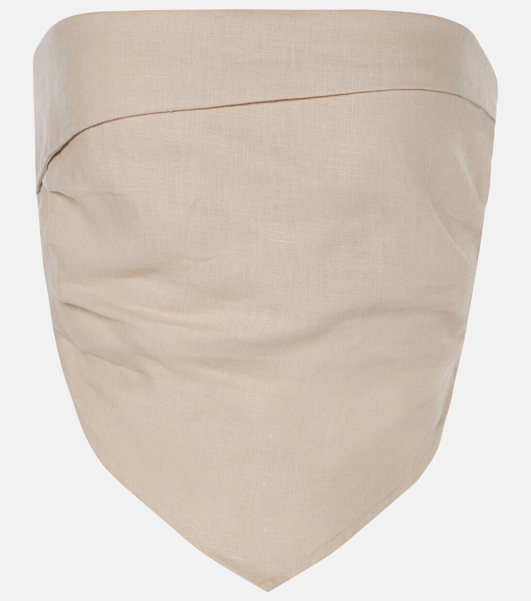 Льняной топ-бандо Antibes Faithfull, песочный
Льняной топ-бандо Antibes Faithfull, песочный