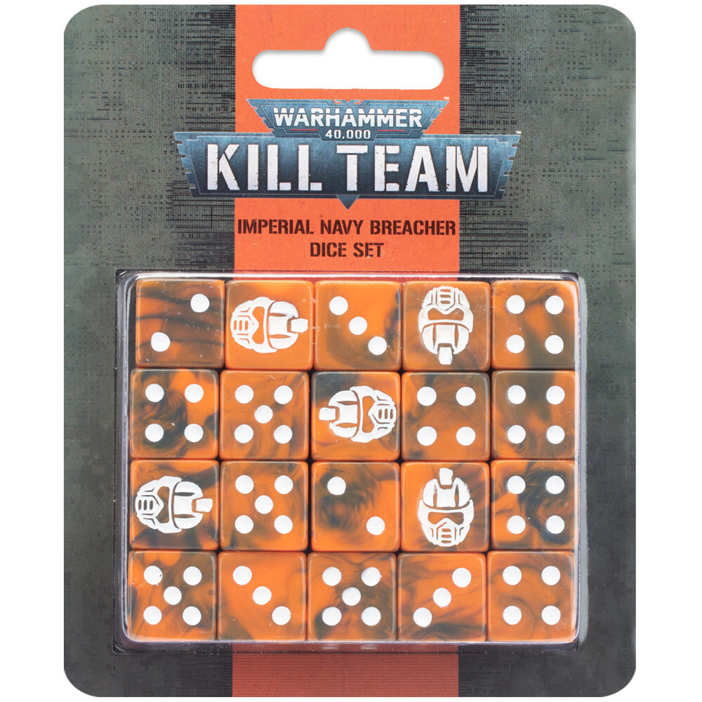 Миниатюра Games Workshop Warhammer 40K: Kill Team - Imperial Navy Breacher Dice (20)
Миниатюра Games Workshop Warhammer 40K: Kill Team - Imperial Navy Breacher Dice (20)