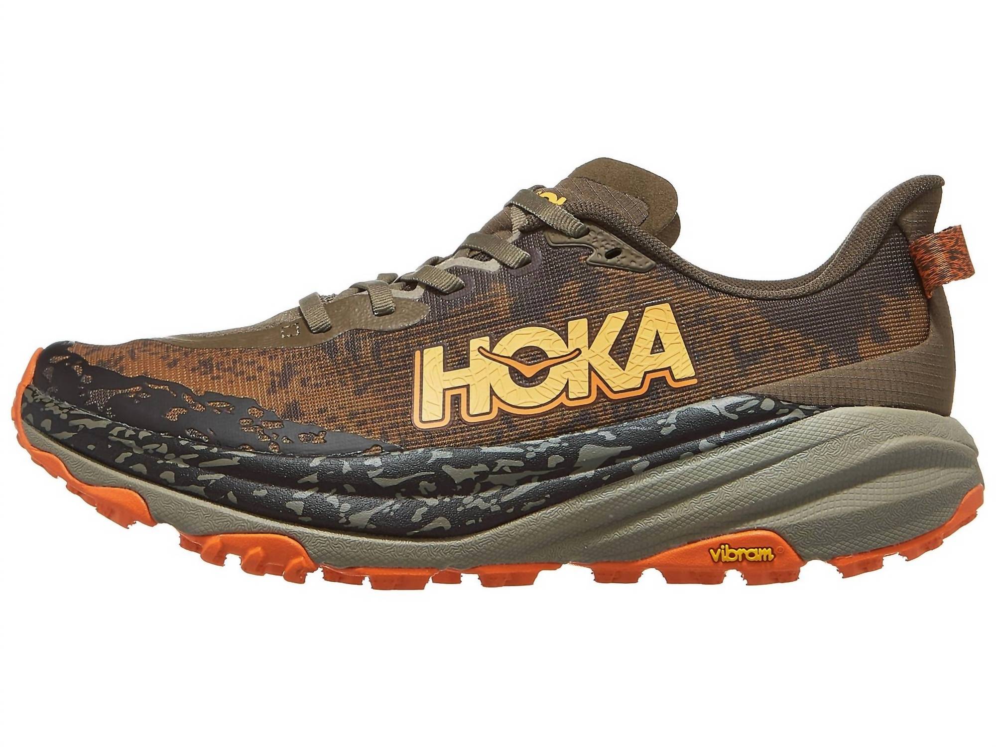 Hoka Мужские кроссовки для трейлраннинга Speedgoat 6, цвет «Античный оливковый кабачок»
Hoka Мужские кроссовки для трейлраннинга Speedgoat 6, цвет «Античный оливковый кабачок»