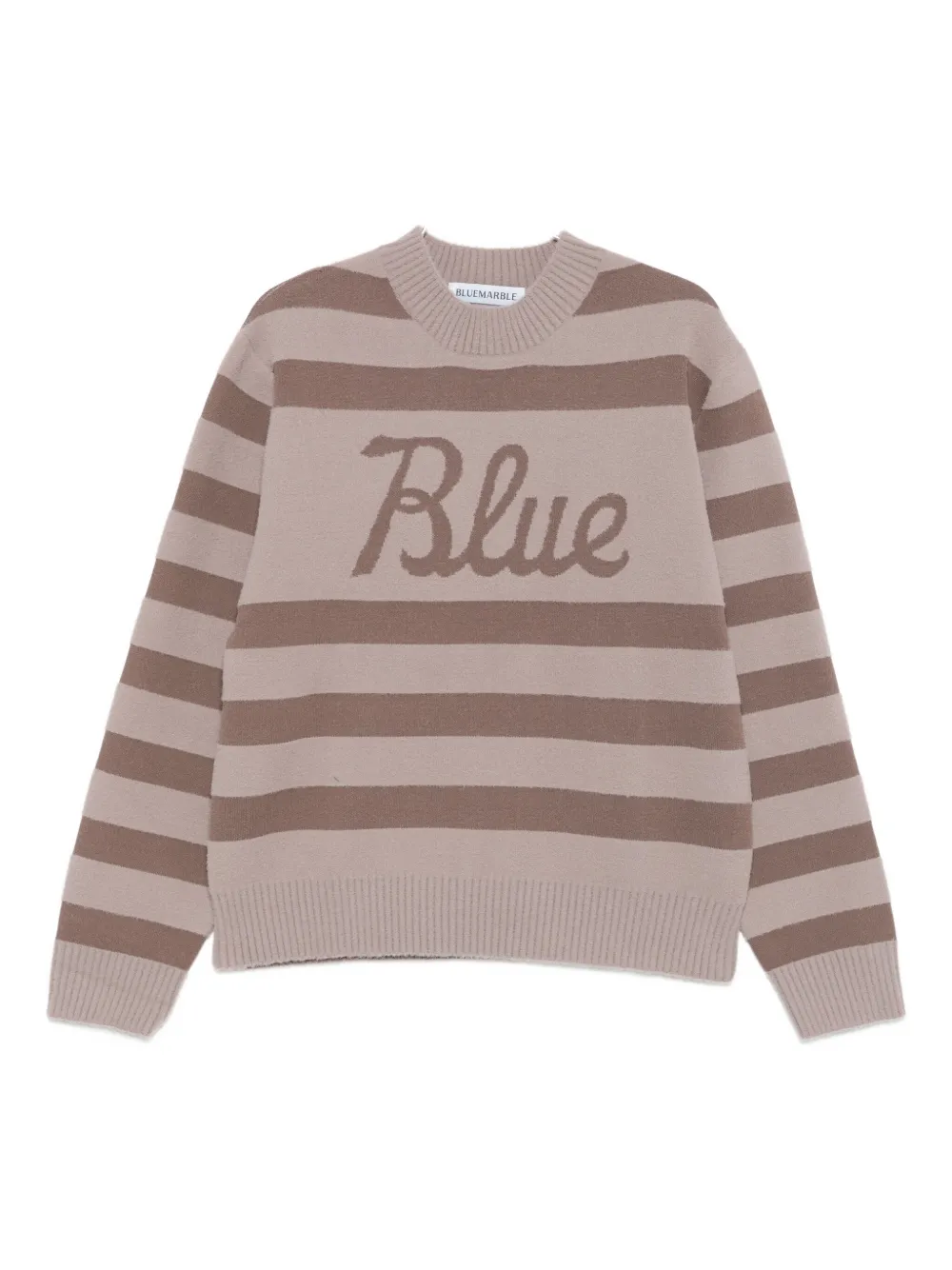Полосатый свитер с круглым вырезом BLUEMARBLE, коричневый
Полосатый свитер с круглым вырезом BLUEMARBLE, коричневый