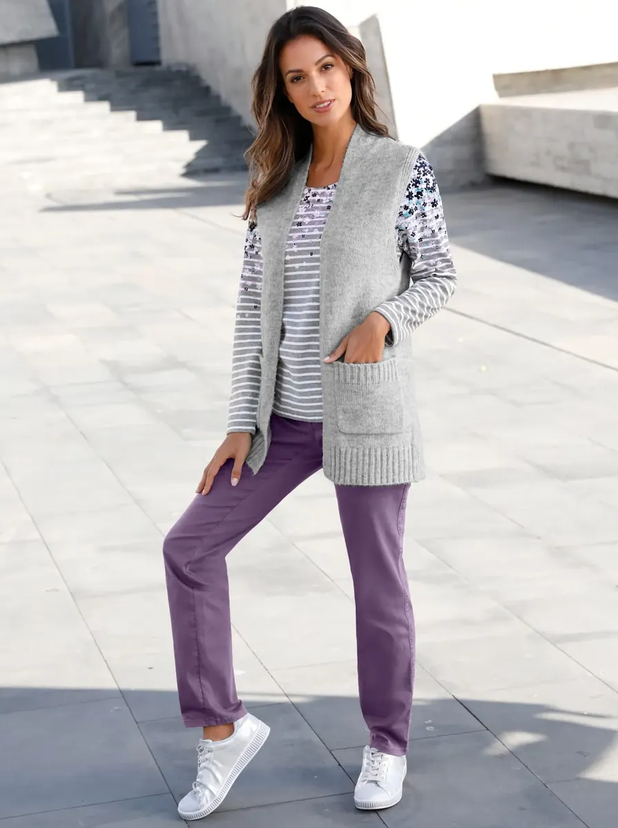 Вдохновение длинный жилет Inspirationen, цвет Hellgrau-Meliert
Вдохновение длинный жилет Inspirationen, цвет Hellgrau-Meliert